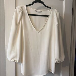 Elegant White Women's Blouse